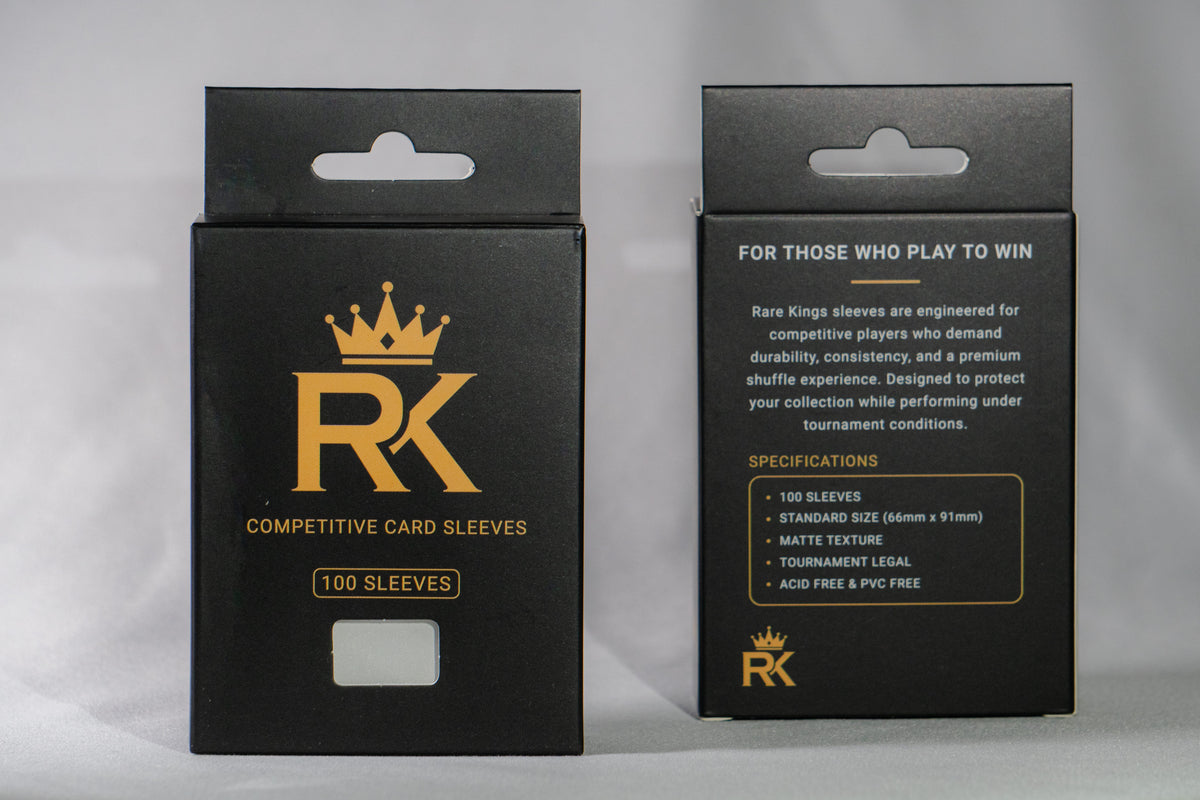 Rare Kings Premium Competitive Card Sleeves White - (100 Pack)