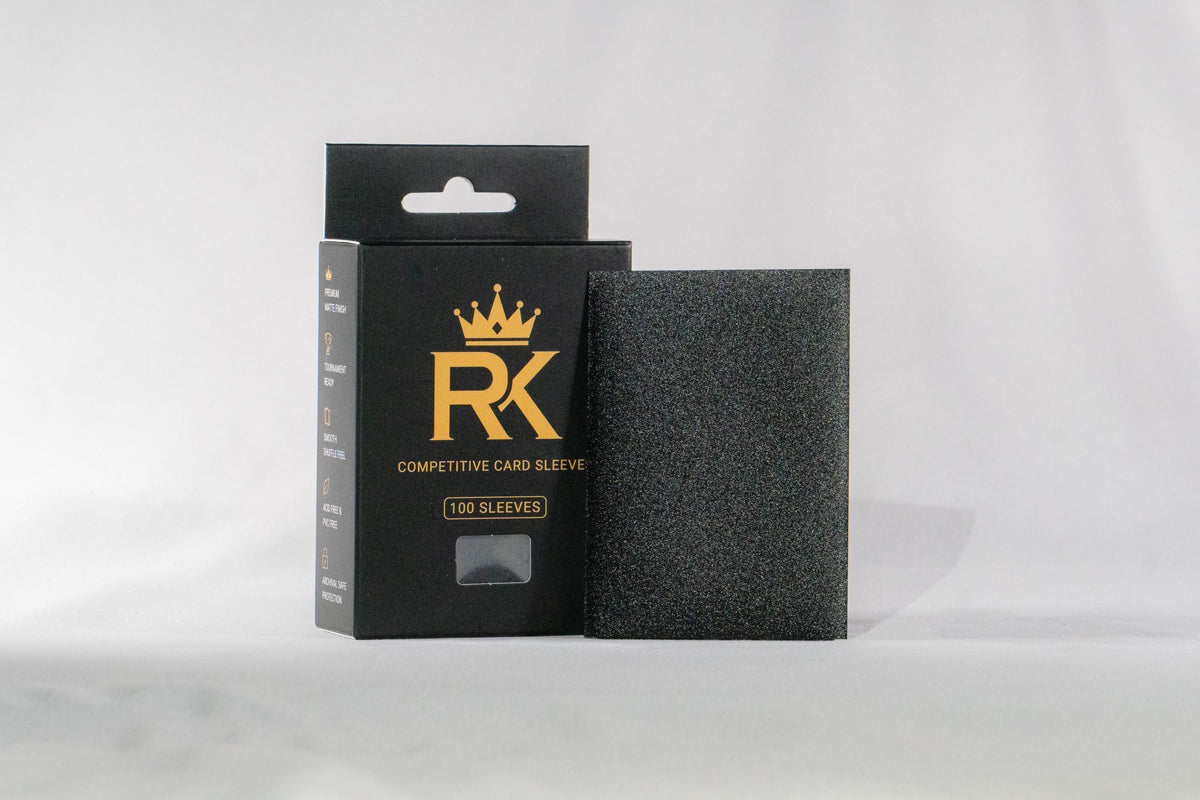 Rare Kings Premium Competitive Card Sleeves Black - (100 Pack)