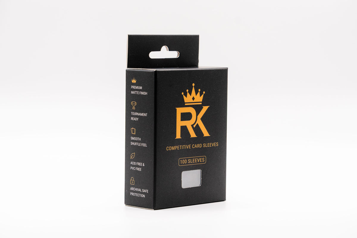 Rare Kings Premium Competitive Card Sleeves White - (100 Pack)