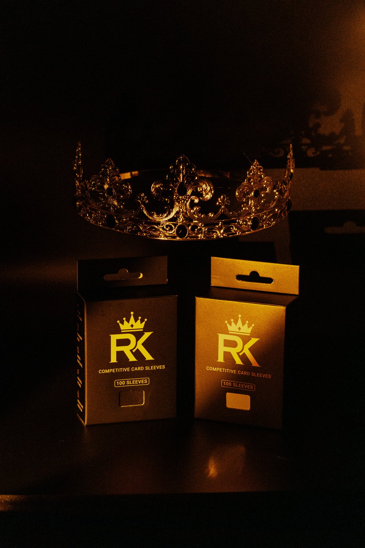 Rare Kings Premium Competitive Card Sleeves Black - (100 Pack)