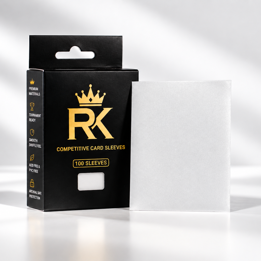 Rare Kings Premium Competitive Card Sleeves White - (100 Pack)