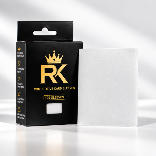 Rare Kings Premium Competitive Card Sleeves White - (100 Pack)