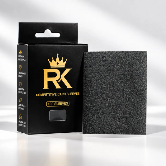 Rare Kings Premium Competitive Card Sleeves Black - (100 Pack)